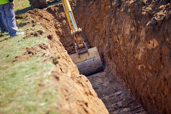 Ditch Excavation in Ogden