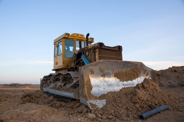 Bulldozer Land Grading in Ogden