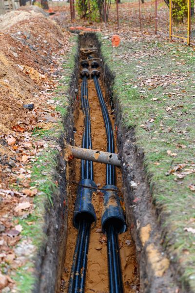Electrical Line Excavation in Ogden